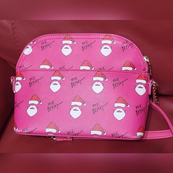 SOLD Betsey Johnson Santa Face Bag - Picture 8 of 8
